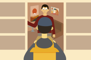 Анимированный ролик доставки пиццы