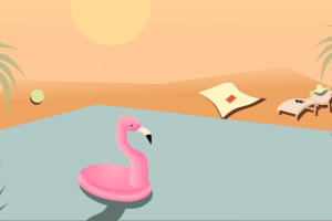 Векторная иллюстрация с летним вайбом