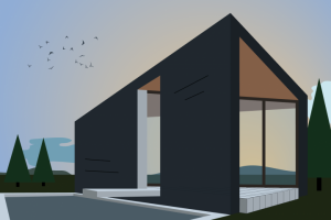 Векторная иллюстрация "Modern house"