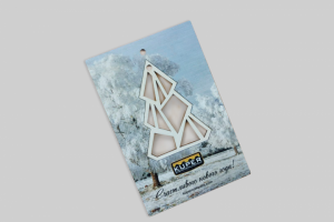 Открытка из фанеры KUPER