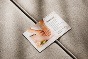 Визитка массажиста