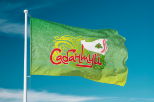 Флаг на праздник Сабантуй