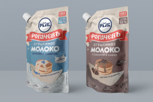 Редизайн упаковки сгущеного молока «Рогачевъ»