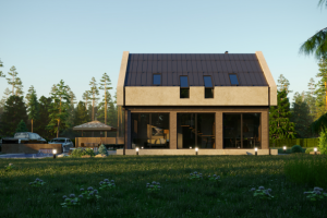 Эскизный проект загородного дома