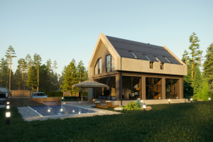 Эскизный проект загородного дома