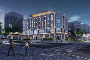 Визуализация фасада клубного дома в г. Первоуральск