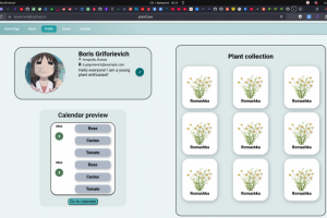 PlantCARE - сайт с личным дневником своих растений