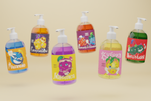 Визуализация детского жидкого мыла