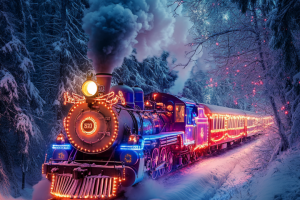 Волшебный новогодний поезд