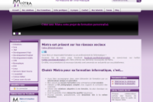 Сайт французской IT компании Mistra