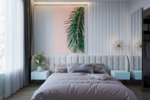 Спальня с картиной