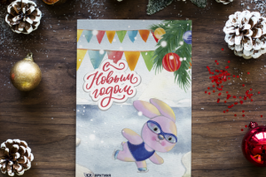 Серия открыток для ледовой арены Арктика