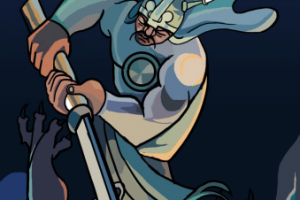 Нюргун Боотур против монстра (перерисовка)