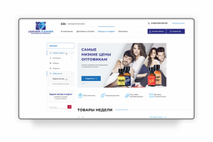 Дизайн главной страницы магазина попперсов