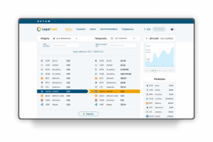 Дизайн обменника криптовалюты