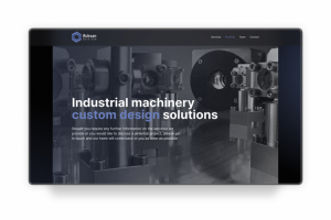 Сайт-визитка производителя высокотехнологичного оборудования