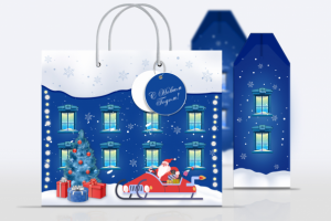 Упаковка для новогоднего подарка