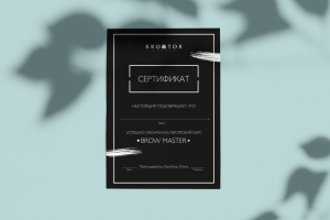 Разработка сертификата