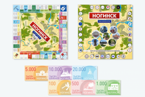 Дизайн оформление игры по аналогии игры "Монополия".