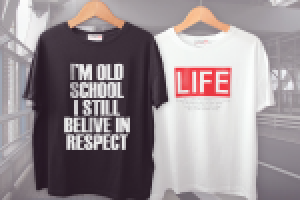 Простенькие принты для футболок