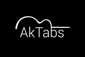 Анимированное лого "AkTabs"