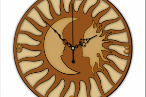 Часы (рисунок в PSD)