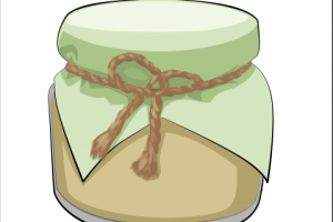 Баночка (рисунок в PSD)