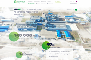 Разработка сайта для компании "НьюБио"