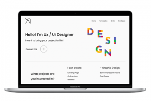 Создание сайта для дизайнера