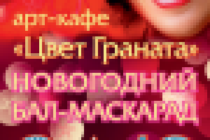 Новогодний флаер "Цвет граната" лицевая сторона