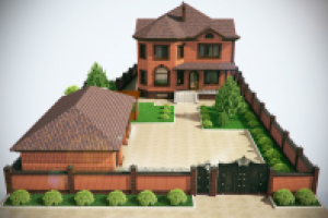 Жилой дом из кирпича