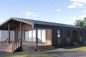 Проект дома в стиле "Барнхаус"