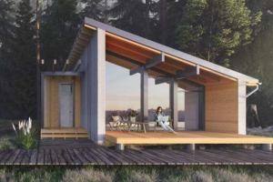 Проект дома с сауной  (для сдачи в аренду)