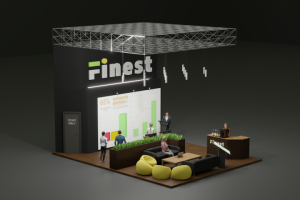 Дизайн выставочного стенда для финансовой компании