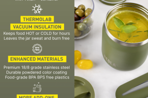 Дизайн карточки товара термоса BEOLA | Amazon