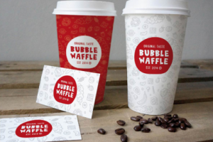 Дизайн стаканчиков "B-Waffle"