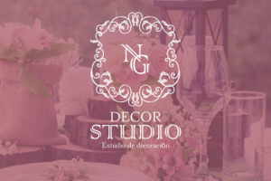 Логотип для студии декора "NG"