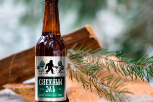 Дизайн этикетки пива "Снежный эль"