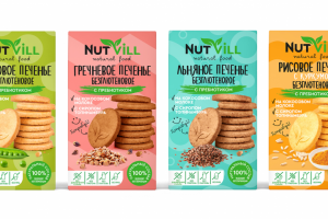 Дизайн упаковки печенья "NUTVILL"