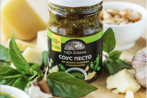 Дизайн этикетки соуса песто