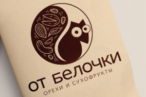Дизайн логотипа "От белочки"