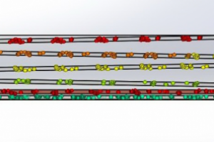 Расчет изменений температуры в одном регистре