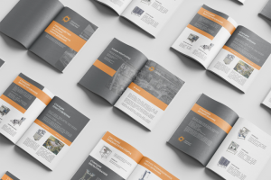 Верстка каталога для компании "Горизонт событий"