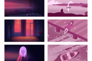 Разработка и отрисовка фонов, персонажей для анимации