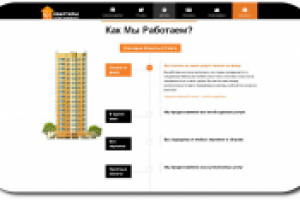 Landing page для агенства недвижимости