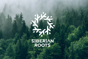 Siberian Roots логотип для бренда косметики и БАДов