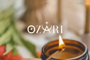 OZARI логотип для бренда свечей