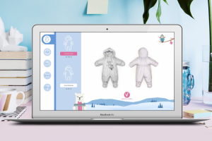 Дизайн конструктора детских комбинезонов