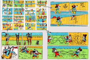 Нарезка цветного скана вкладышей