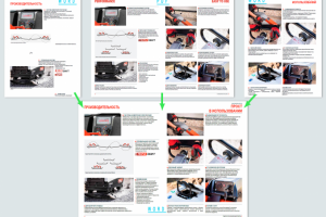 Верстка файлов PDF и WORD в один файл WORD
